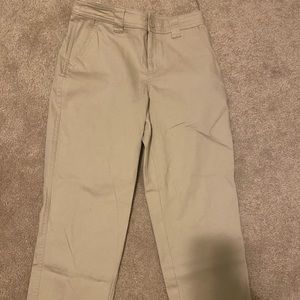 High Rise Straight Hip and Thigh Light Brown Khaki pants, Size 2,Never been worn